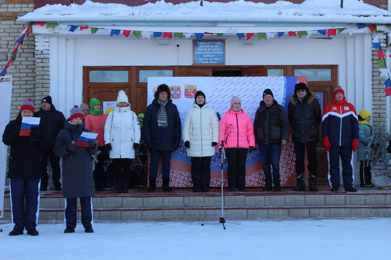 В Калачинском районе в с. Орловка прошла районная спартакиада «Калачинская Снежинка. Орловка – 2024».